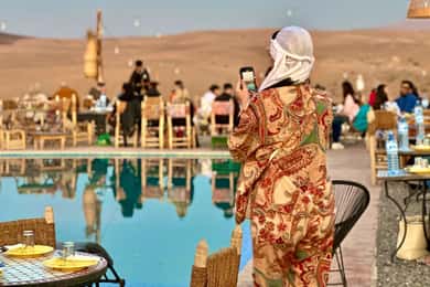 Marrakech : Excursion dans le désert, quad, chameau, dîner et spectacle de feu