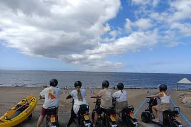 Combo: Rent e-Scooter+optional Rent Jet Ski in Playa Ingles