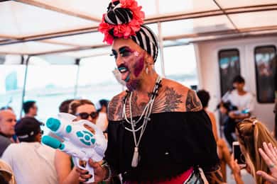 Barcelona: Halloween / Day of the dead boat party