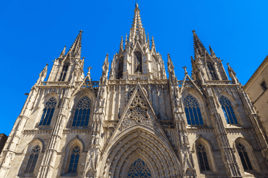 Barcelonas katedral Biljett, guidad tur och VR-upplevelse