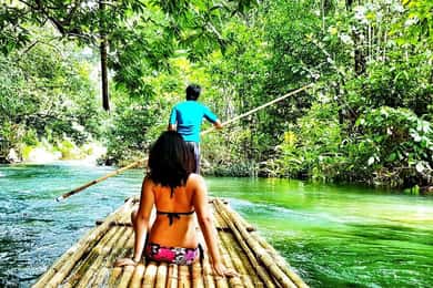 Phuket: rafting in bambù, grotta delle scimmie e opzione ATV