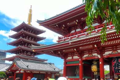 東京浅草と東京最古の寺院 浅草寺ツアー