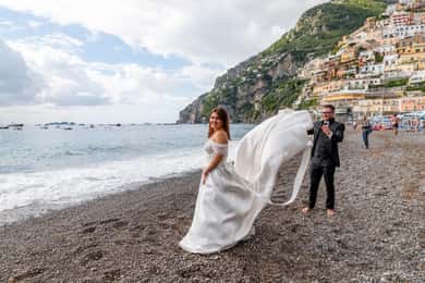Positano: professionell "Trash the dress"-fotografering