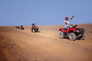 Hurghada: Sunset Quad Bike, Camel w/ Opt Stargazing and BBQ