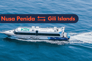From Nusa Penida: 1-Way Fast Boat to Gili T/Air/Lombok
