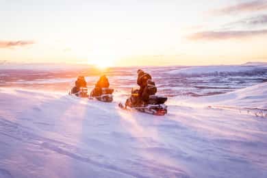 Once-in-a-lifetime Snowmobile Safari to Lapland Viewpoint