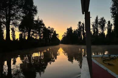 Sunrise in Xochimilco