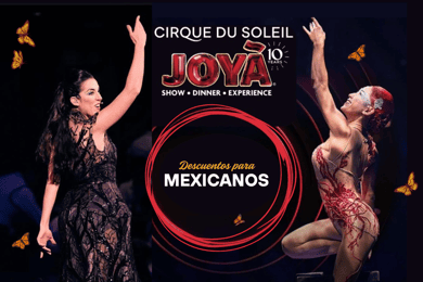 Cancún: Cirque du Soleil JOYÀ National Traveler Ticket