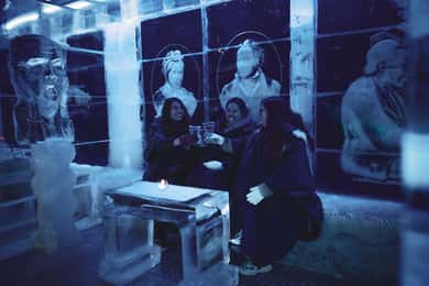 Bergen: Magic Ice Bar Entry Ticket with Welcome Drink