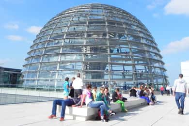 Berlin: Rundtur i regeringsdistriktet Rundtur i regeringsdistriktet och besök i riksdagskupolen