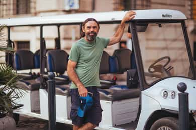 Rome : visite nocturne en voiturette de golf avec boissons et apéritif