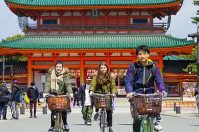 [昼食付】ユネスコ禅寺めぐりと京都ハイライトバイクツアー