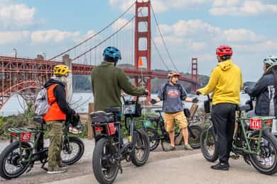 Golden Gate-bron: Guidad tur med elcykel till Sausalito