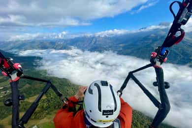 Bovec: Tandem-Paragliding über das Soča-Tal