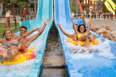 From Mallorca: Aqualand and Arenal Tickets and Transfer