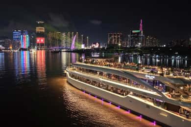 Luxury Dining aboard the Elite Cruise on the Saigon River
