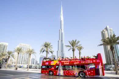 Dubai: City Sightseeing HOHO Bus Tour + Sunset & Night Tour