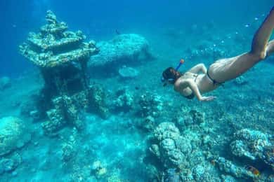Bali/Amed: Nurkowanie z rurką w podwodnej świątyni