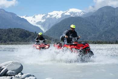 Franz Josef Town: Scenic Glacier Quad Bike Tour with Gear
