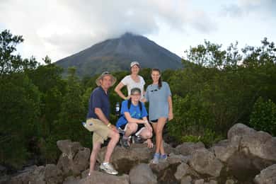 La Fortuna: Halvdags vandring till vulkanen Arenal