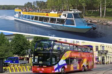 Helsinki : tour en bus et en bateau de 48 heures