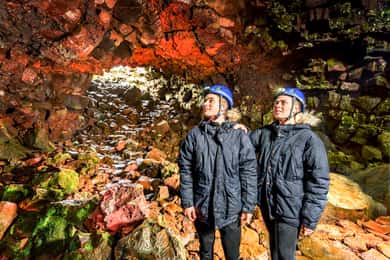 Från Reykjavik: Raufarhólshellir Lava Tunnel med buss