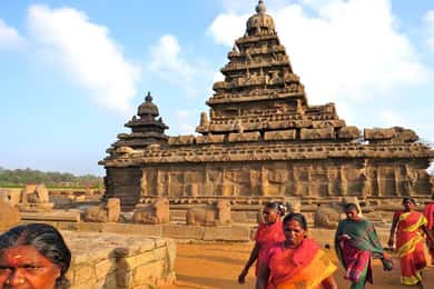 Excursão privada às cavernas e templos de Mahabalipuram e Kanchipuram
