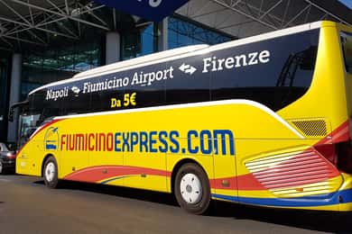 Aeropuerto de Ciampino: servicio de autobús desde/hacia el centro de la ciudad de Nápoles