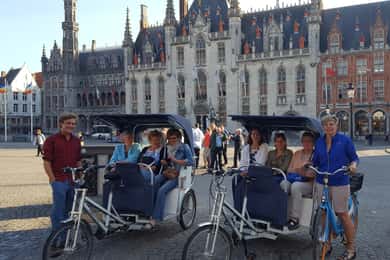 Brugge: Begeleide Riksja Tour