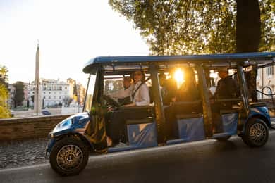 Visite de Rome en voiturette de golf avec glace et souvenir