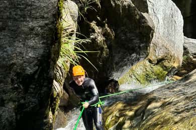 Kaprun: Canyoning, Rappeling in Grubbach