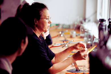 Kabelvåg: Glass Jewelry Workshop