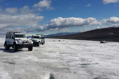 Reykjavik: Gyllene cirkeln och Langjökull-glaciären på en jeep