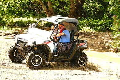 Fra Rethymno: Halvdags offroad buggy-safari