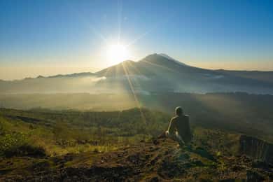 Bali: Trekking o zachodzie słońca na Mount Batur z piknikiem