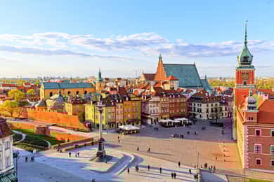 Varsóvia: City tour público à tarde com traslado de ida e volta