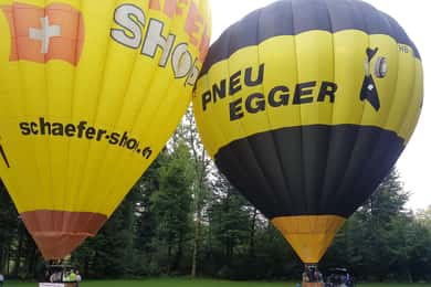 Zürich: Private Heißluftballonfahrt & Champagner