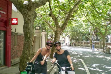 Visite demi-journée du vieux Shanghai en petit groupe à vélo (jour et nuit)