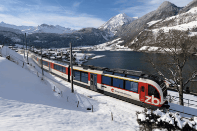 Exclusivo viaje panorámico en tren por el corazón de Suiza