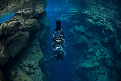 Thingvellir: Adevntura de Apnea en Silfra con un Guía