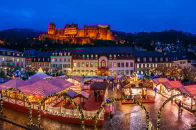 Heidelberg: Tour a piedi del mercatino di Natale di 1,5 ore