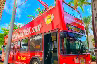Miami: Tour en autobús turístico con paradas libres y crucero en barco