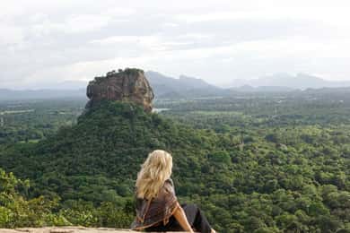 Sigiriya och Pidurangala Rock Från Colombo