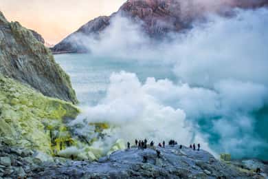 Från Bali: 24-timmars Kawah Ijen Blue Flames, middag och rum