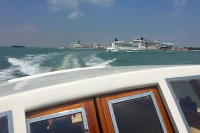 Venice: Private Boat Transfer from Cruise Terminal to Hotel