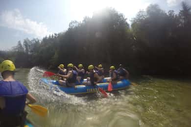 Bled: tour di rafting e zipline