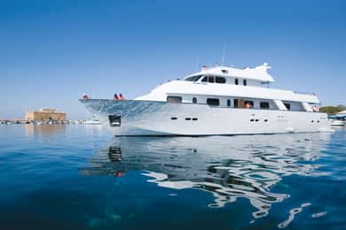 Paphos: Adults Only Cruise with Drinks, Food, Bus, Swim Stop