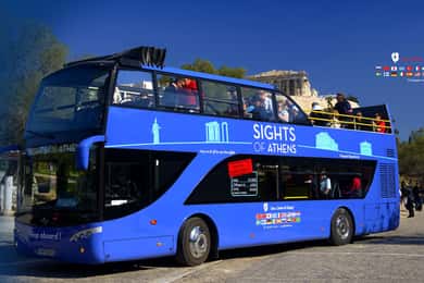 Athens: Hop-On Hop-Off Bus and Acropolis Museum Ticket