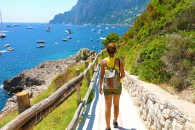 Desde Sorrento o Nápoles Capri Tour privado de día completo