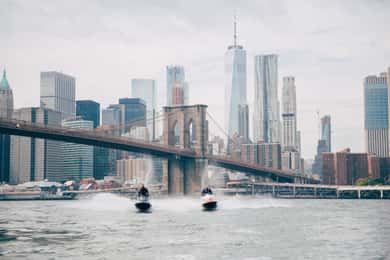Fra Jersey City: Jetski-tur på Manhattan